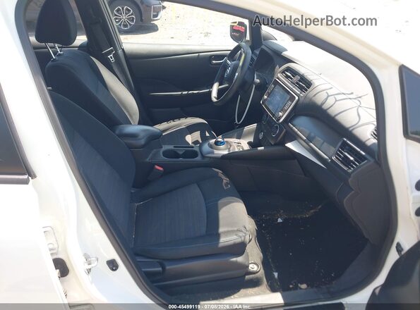 1N4BZ1BP2LC308858 2020 NISSAN LEAF White Widok wnętrza z przodu