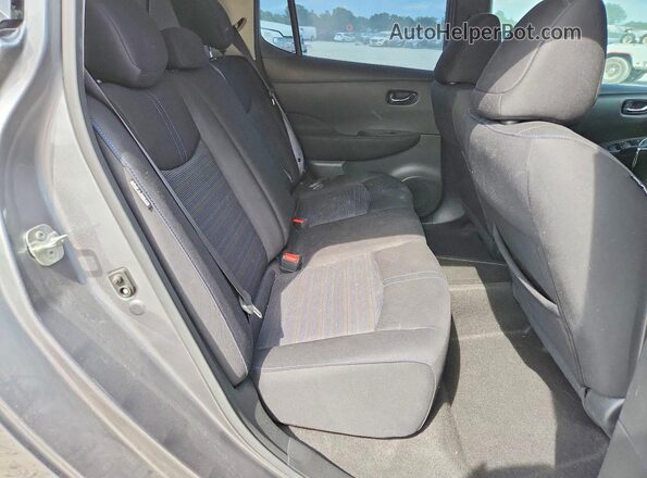 1N4BZ1BP4LC307789 2020 NISSAN LEAF Gray Widok wnętrza z tyłu