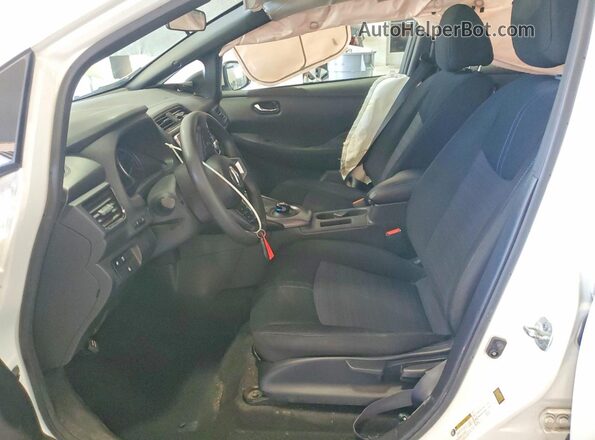 1N4BZ1BV2NC556416 2022 NISSAN LEAF Белый Вид салона спереди