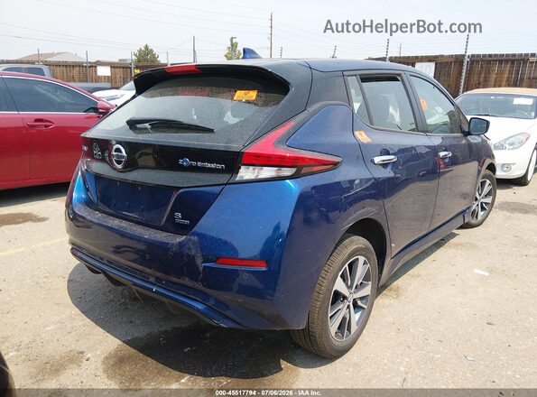 1N4BZ1BVXNC560066 2022 NISSAN LEAF Blue Задня права чверть