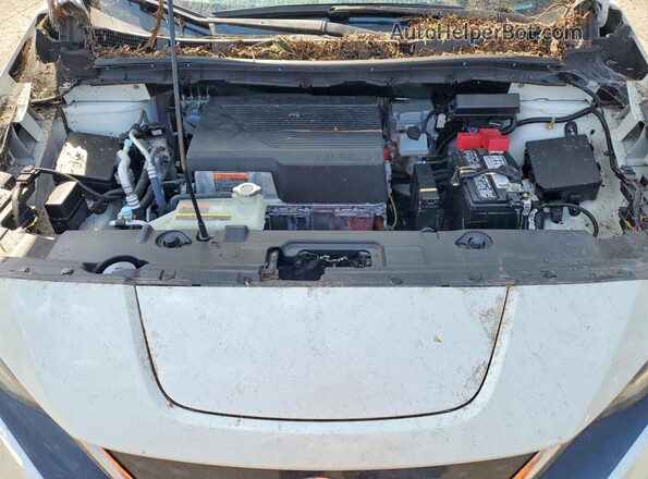 1N4BZ1CP1KC320125 2019 NISSAN LEAF White ძრავის განყოფილების ხედი