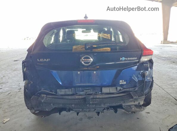 1N4BZ1CP3KC308686 2019 NISSAN LEAF Blue Rear view