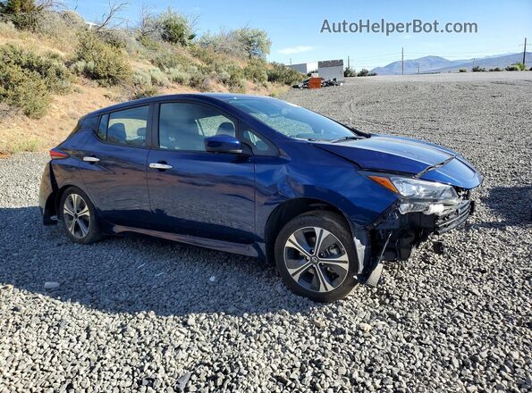 1N4BZ1CP3LC307152 2020 NISSAN LEAF Blue წინა მარჯვენა