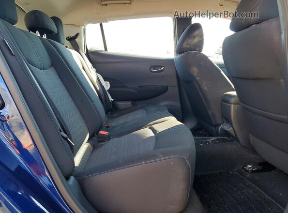 1N4BZ1CP3LC307152 2020 NISSAN LEAF Blue უკანა სავარძლების ხედი