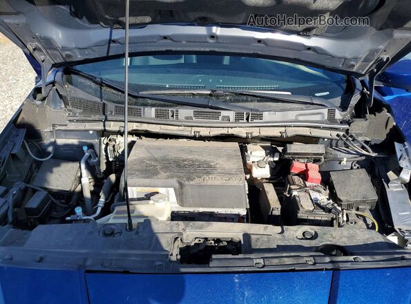 1N4BZ1CP3LC307152 2020 NISSAN LEAF Blue უკანა სალონის ხედი