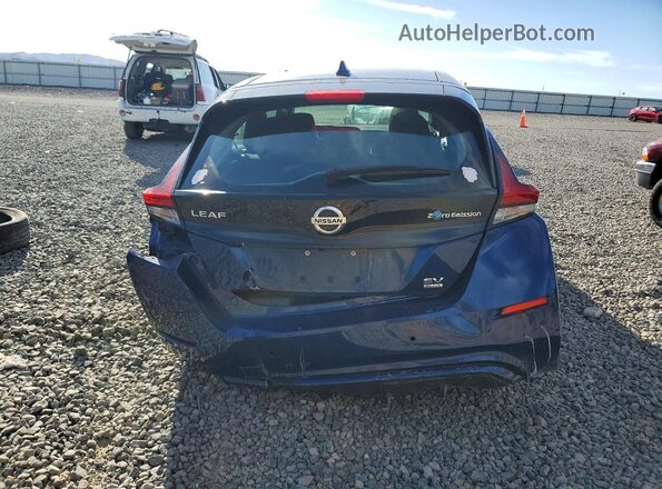 1N4BZ1CP3LC307152 2020 NISSAN LEAF Blue უკანა ხედი