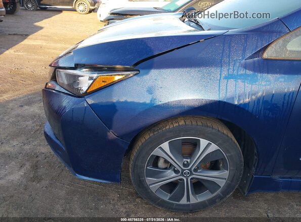 1N4BZ1CP4KC312617 2019 NISSAN LEAF Синий Вид спереди