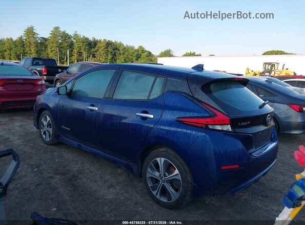 1N4BZ1CP4KC312617 2019 NISSAN LEAF Синий Задняя левая четверть
