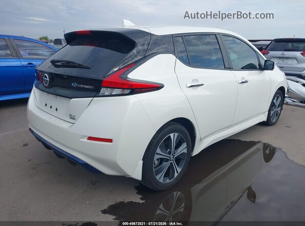 1N4BZ1CP4LC302641 2020 NISSAN LEAF White Trasero derecho