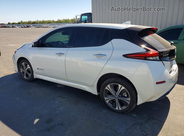 1N4BZ1CP5KC317180 2019 NISSAN LEAF Белый Задняя левая четверть