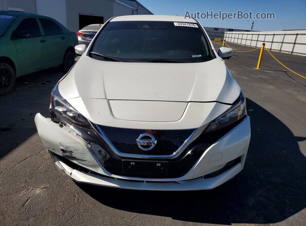 1N4BZ1CP5KC317180 2019 NISSAN LEAF Белый Вид спереди