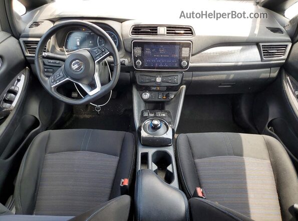 1N4BZ1CP5KC319107 2019 NISSAN LEAF Темно-бордовый Вид панели приборов