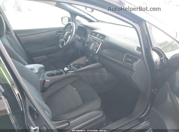 1N4BZ1CP5LC309971 2020 NISSAN LEAF Black წინა სალონის ხედი