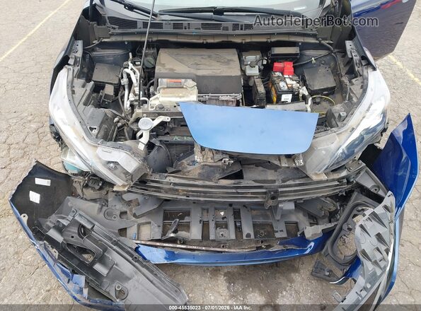 1N4BZ1CP6KC318550 2019 NISSAN LEAF Blue Widok z tyłu