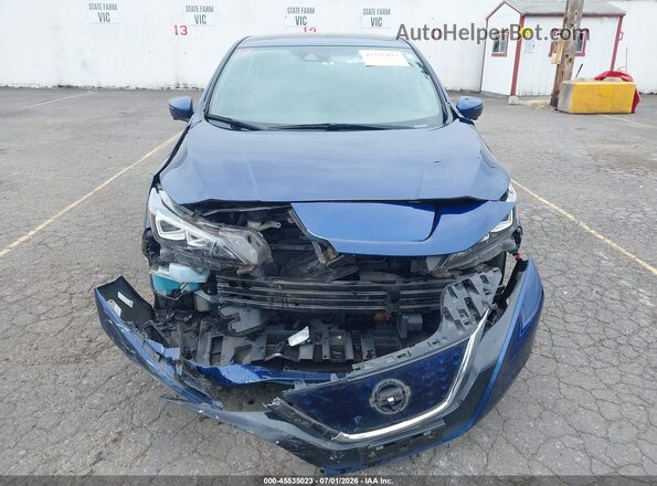 1N4BZ1CP6KC318550 2019 NISSAN LEAF Blue Widok zestawu wskaźników