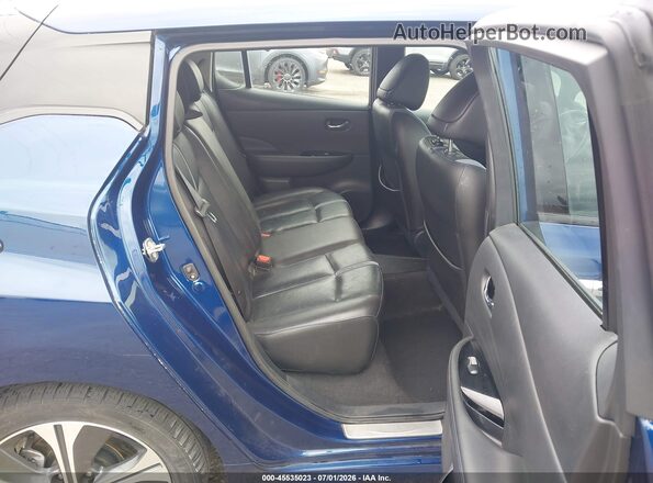 1N4BZ1CP6KC318550 2019 NISSAN LEAF Blue Widok naklejki z numerem VIN