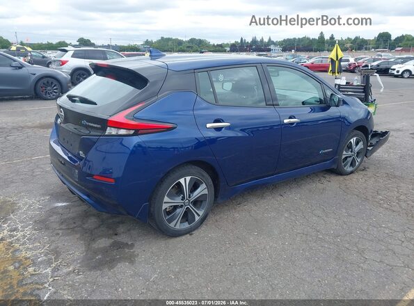 1N4BZ1CP6KC318550 2019 NISSAN LEAF Blue Tył prawy