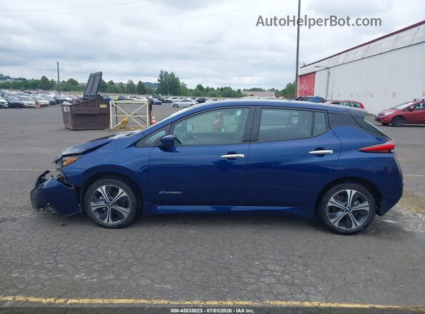 1N4BZ1CP6KC318550 2019 NISSAN LEAF Blue Widok wnętrza 360 stopni