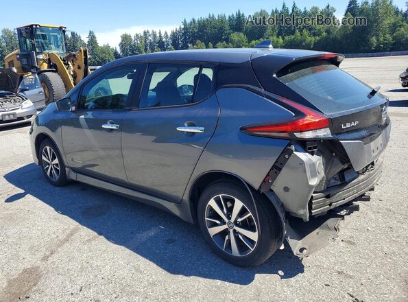 1N4BZ1CP7KC317276 2019 NISSAN LEAF Серый Задняя левая четверть