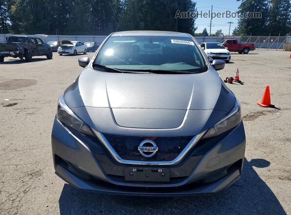 1N4BZ1CP7KC317276 2019 NISSAN LEAF Серый Вид спереди