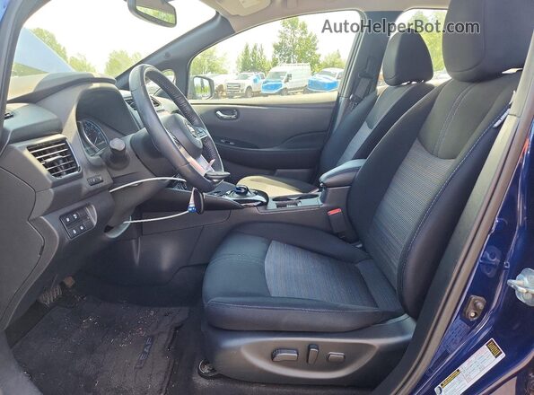 1N4BZ1CP7KC319206 2019 NISSAN LEAF Blue Vista interior delantera