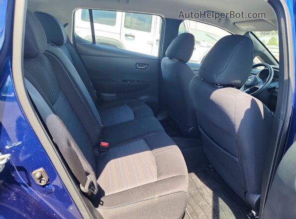 1N4BZ1CP7KC319206 2019 NISSAN LEAF Blue Vista de los asientos traseros