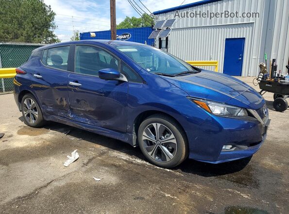 1N4BZ1CP7LC310619 2020 NISSAN LEAF Blue Front right
