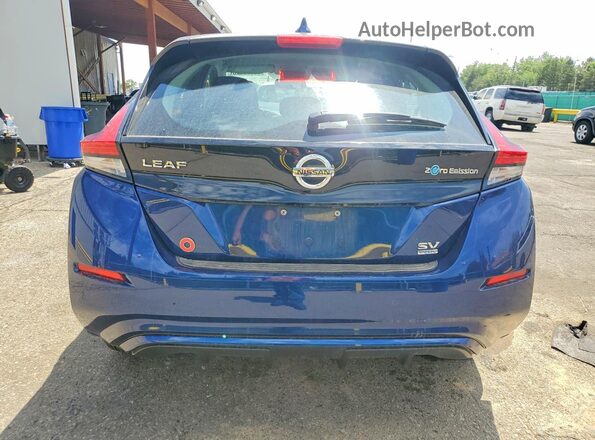 1N4BZ1CP7LC310619 2020 NISSAN LEAF Blue Rear view