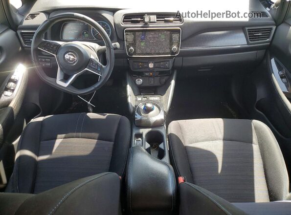 1N4BZ1CP7LC310619 2020 NISSAN LEAF Blue Dashboard view
