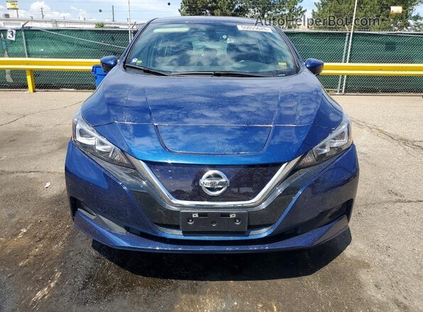 1N4BZ1CP7LC310619 2020 NISSAN LEAF Blue Front view