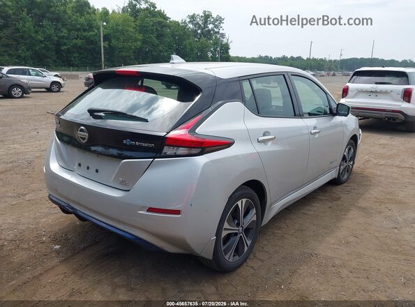 1N4BZ1CP8KC319554 2019 NISSAN LEAF Silver უკანა მარჯვენა