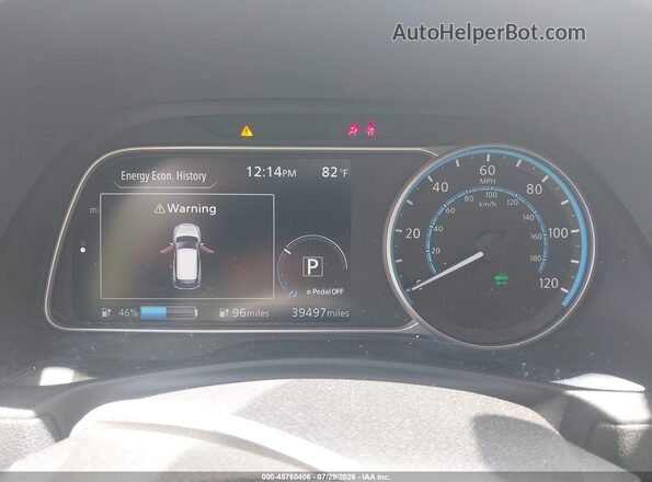 1N4BZ1CP9KC311432 2019 NISSAN LEAF Белый Вид задних сидений