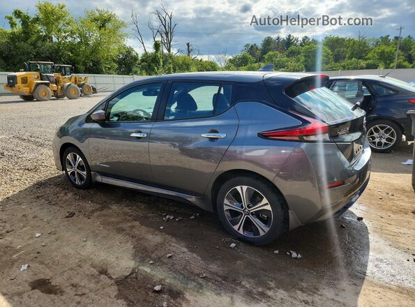 1N4BZ1CP9KC318204 2019 NISSAN LEAF Blue Trasero izquierdo