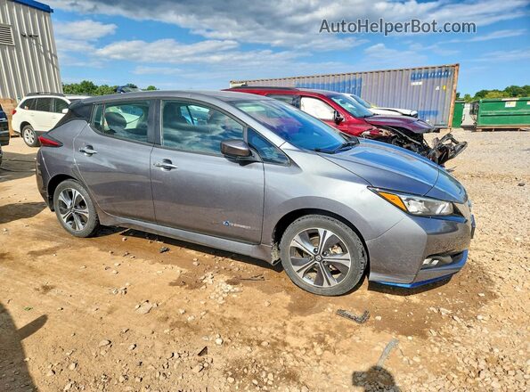 1N4BZ1CP9KC318204 2019 NISSAN LEAF Blue Delantero derecho
