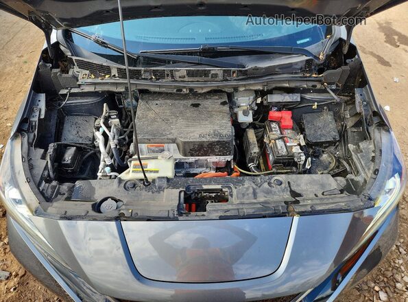 1N4BZ1CP9KC318204 2019 NISSAN LEAF Blue Vista interior trasera