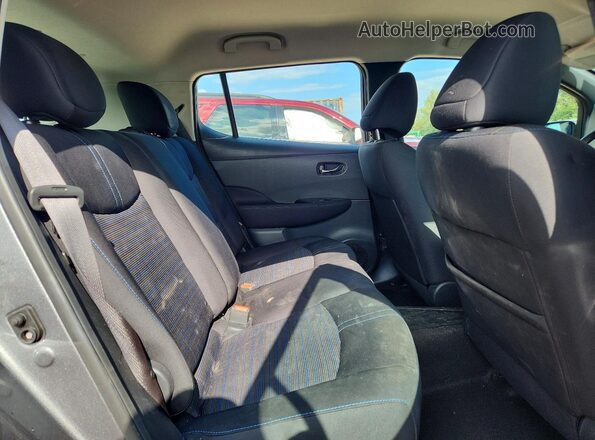 1N4BZ1CP9KC318204 2019 NISSAN LEAF Blue Vista de los asientos traseros