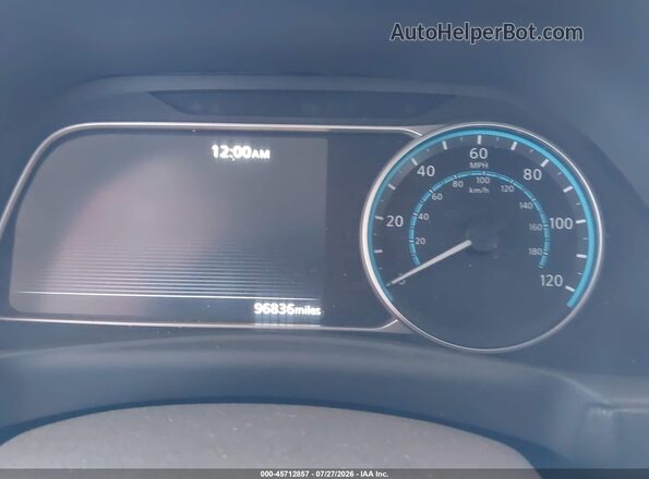 1N4BZ1CPXKC320673 2019 NISSAN LEAF Gray Вид задніх сидінь