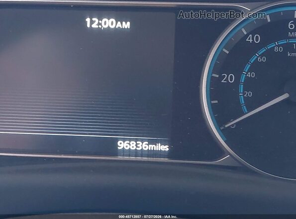 1N4BZ1CPXKC320673 2019 NISSAN LEAF Gray Вид задньої частини салону