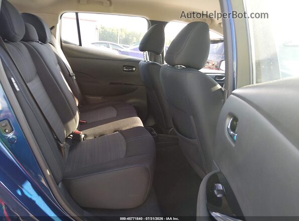 1N4BZ1CV2NC559749 2022 NISSAN LEAF Blue Widok naklejki z numerem VIN