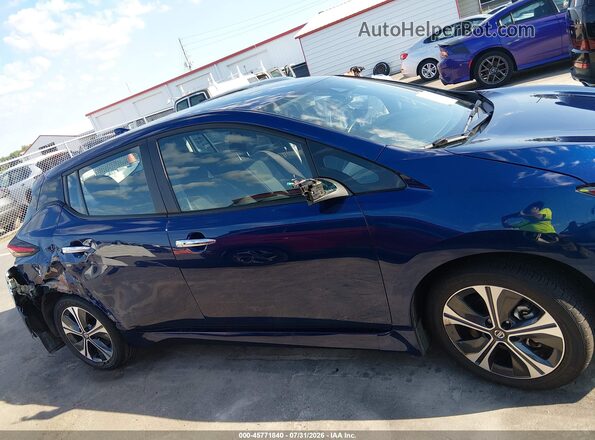1N4BZ1CV2NC559749 2022 NISSAN LEAF Blue Widok wnętrza z tyłu