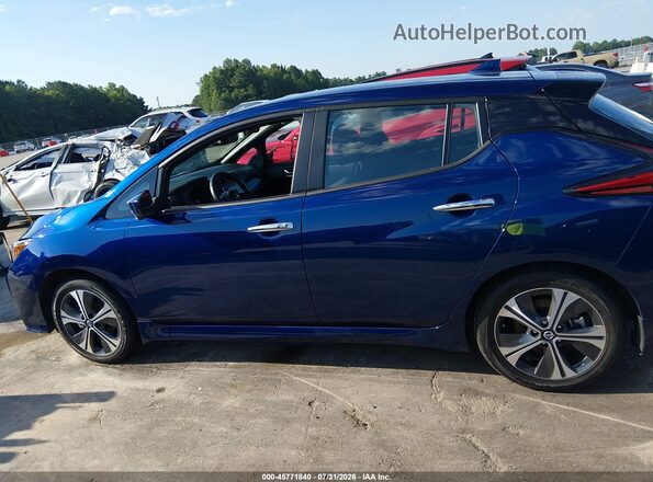 1N4BZ1CV2NC559749 2022 NISSAN LEAF Blue Widok wnętrza 360 stopni