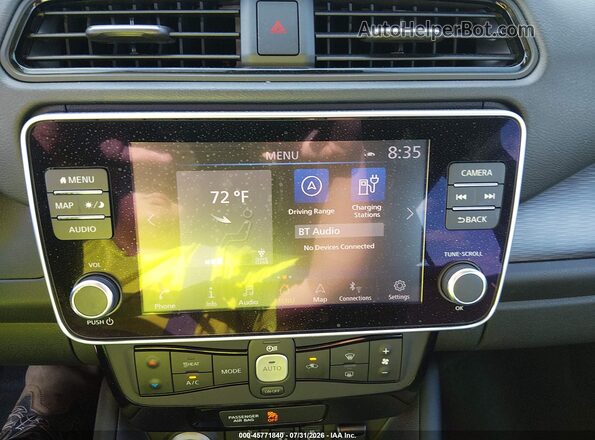 1N4BZ1CV2NC559749 2022 NISSAN LEAF Blue 