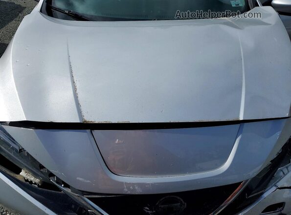 1N4BZ1CV5MC555550 2021 NISSAN LEAF Silver ძრავის განყოფილების ხედი
