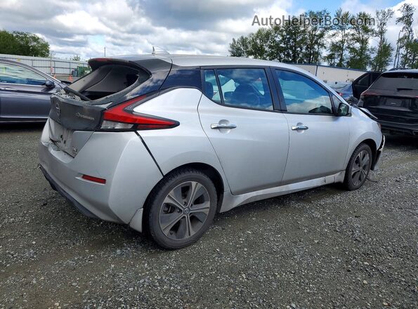 1N4BZ1CV5MC555550 2021 NISSAN LEAF Silver უკანა მარჯვენა