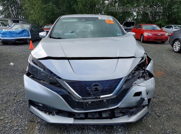 1N4BZ1CV5MC555550 2021 NISSAN LEAF Silver წინა ხედი