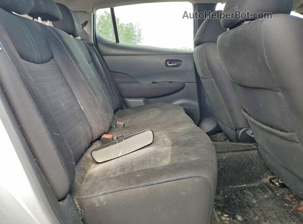 1N4BZ1CV5MC555550 2021 NISSAN LEAF Silver უკანა სალონის ხედი