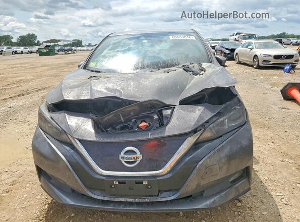 1N4BZ1CV6NC557552 2022 NISSAN LEAF Gray Դիմացի տեսք