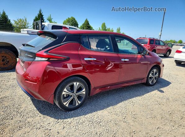 1N4BZ1CV8NC562879 2022 NISSAN LEAF Red Trasero derecho