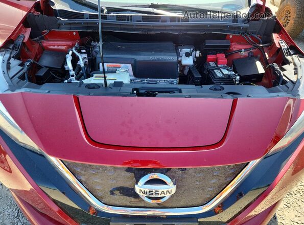 1N4BZ1CV8NC562879 2022 NISSAN LEAF Red Vista interior trasera