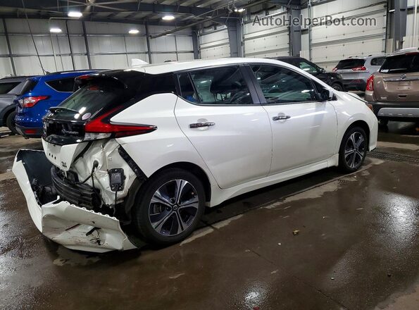 1N4BZ1CVXMC553325 2021 NISSAN LEAF White Задня права чверть